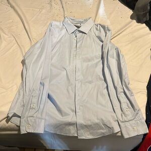 Light blue button down dress shirt